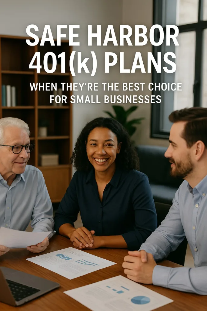 Safe Harbor 401k Plans When Theyre the Best for Small Businesses title