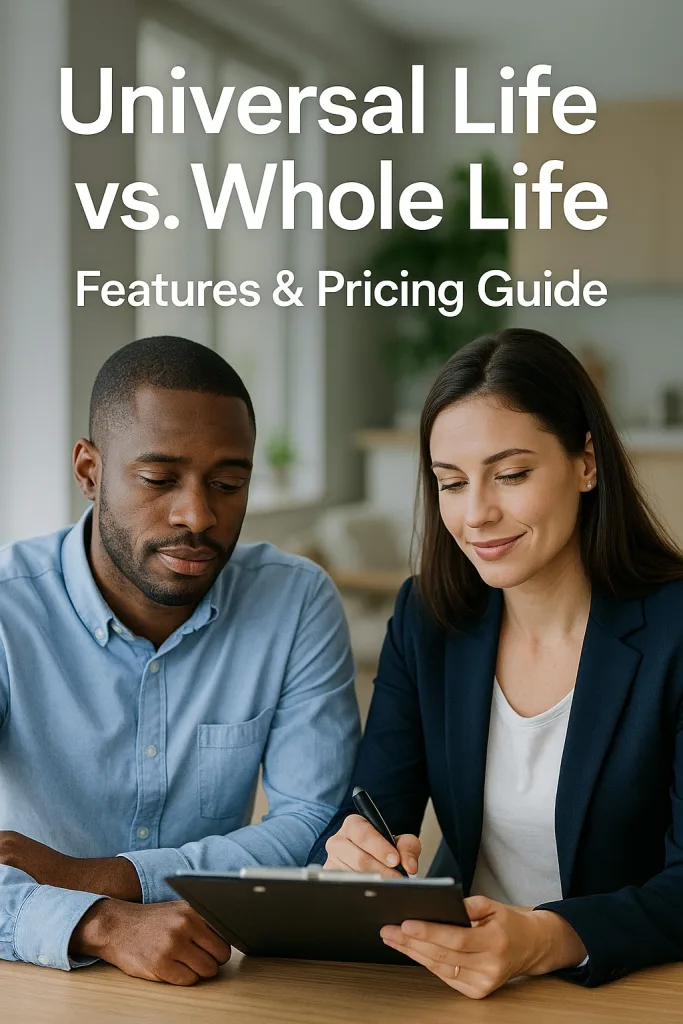 Universal Life v Whole Life Features and Pricing title
