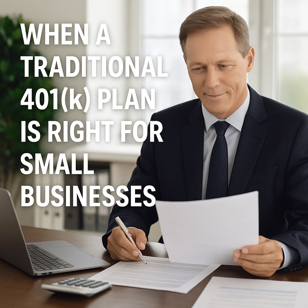 When a Traditional 401k Plan is Right for Small Businesses title