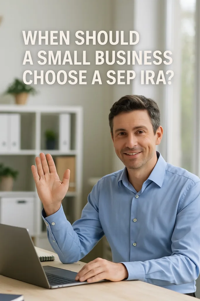 When should a Small Business Choose a SEP IRA title