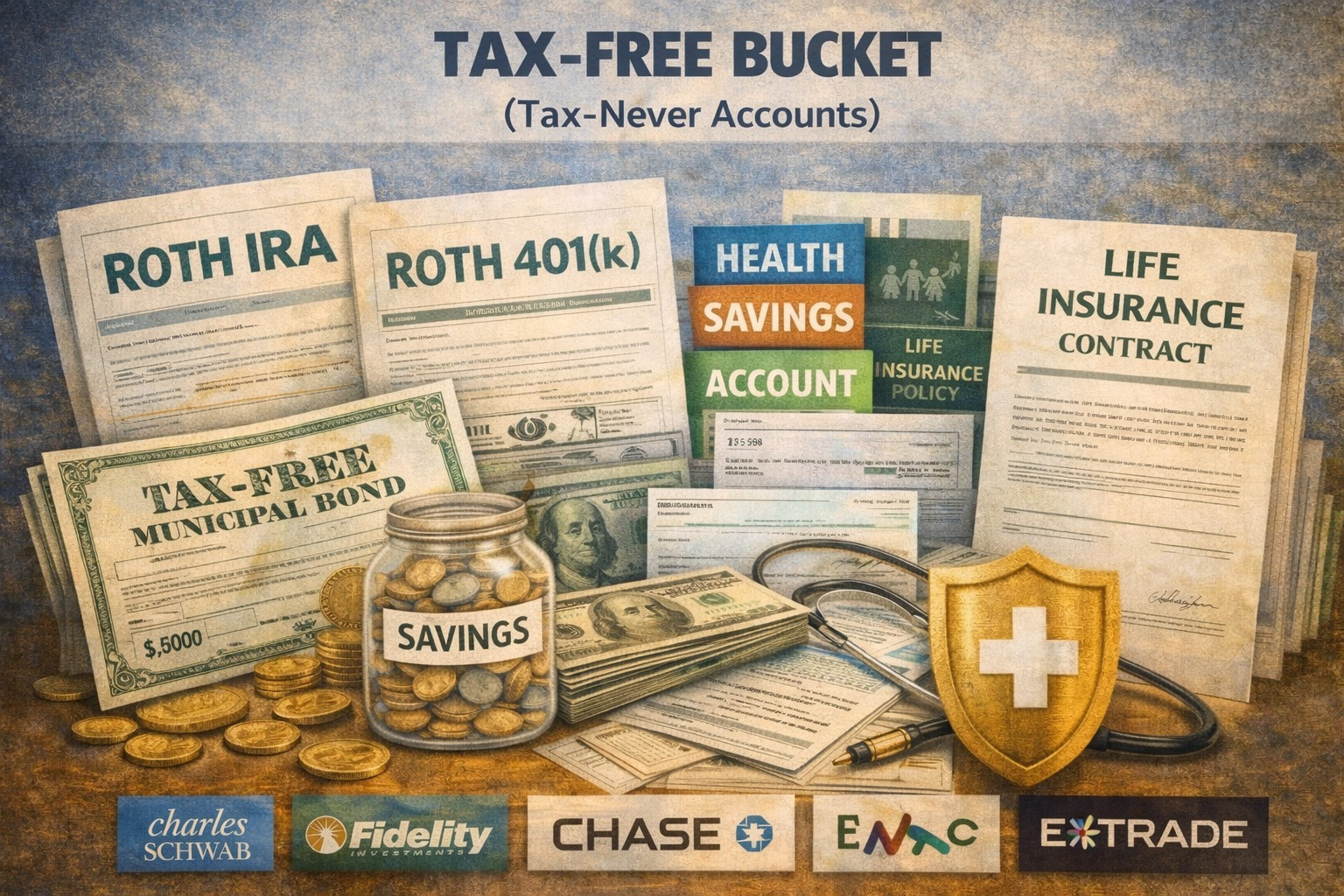 The 3 Tax Buckets of Retirement Planning no title16